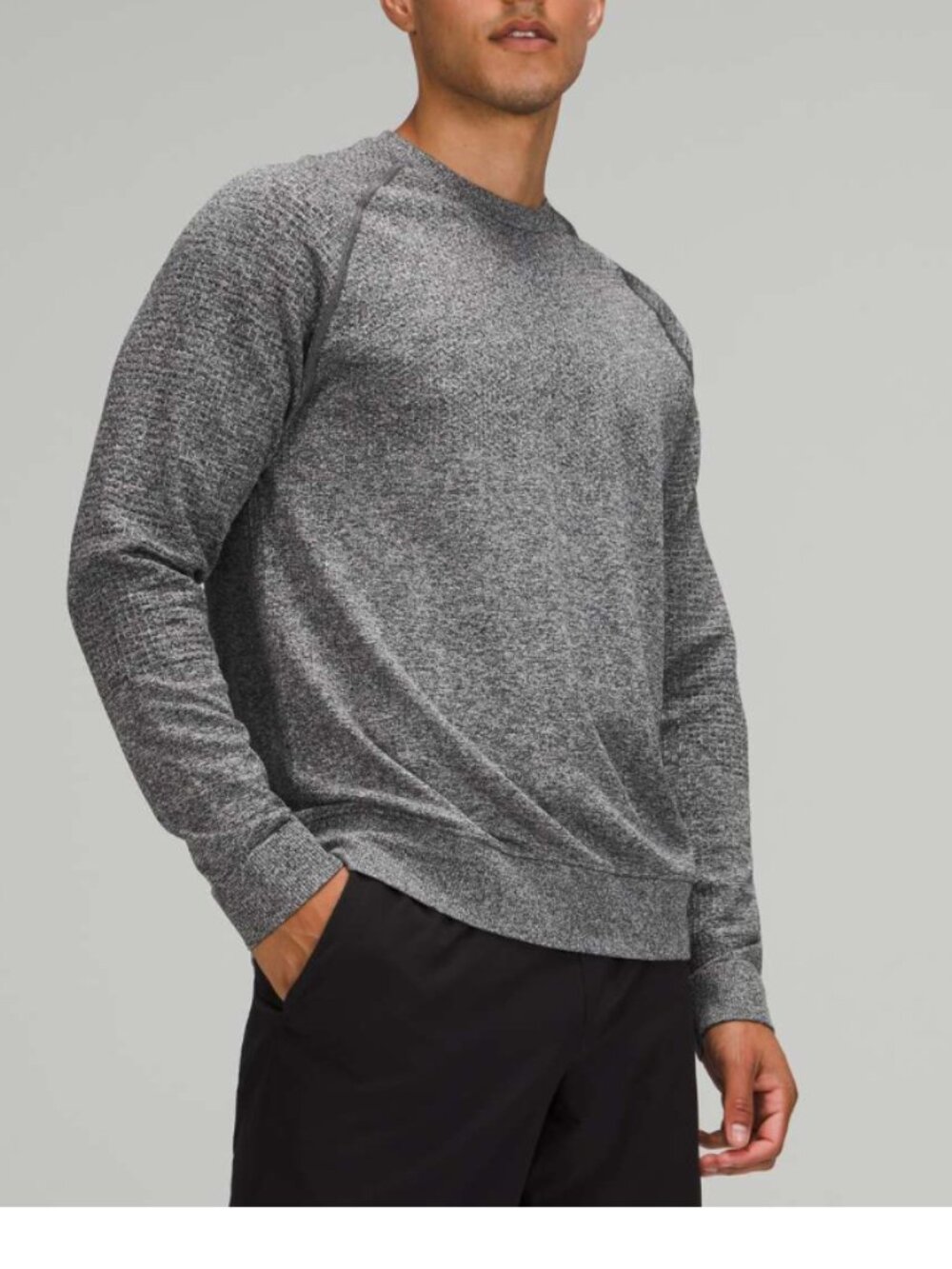 Lululemon Engineered Warmth Long-Sleeve Crew Dark Grey